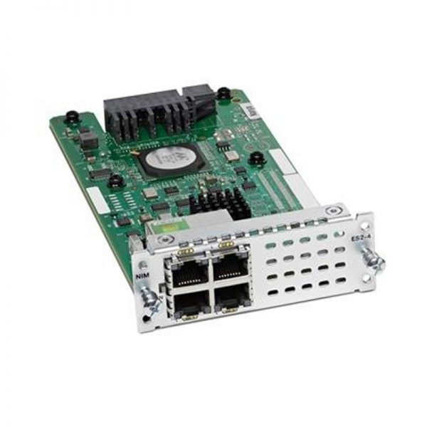 Cisco 4-Port Gigabit Ethernet Switch NIM NIM-ES2-4=